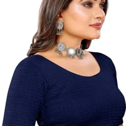 priyanka textiles Round Neck Women Blouse image 3
