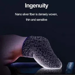 utkrist finger sleeve for pubg and all smartphone gaming pack of (4) Finger Sleeve image 4