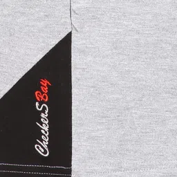 checkersbay Pack of 3 Solid Men Dark Blue, Grey Sports Shorts image 5