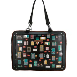 Funk For Hire Women Printed PU Laptop Bag-picture-44