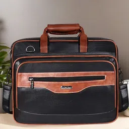 LOREM Men Checked Laptop Bag-picture-23