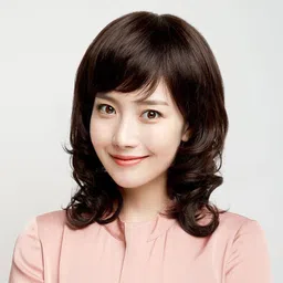 Assu Full Wigs Hair Wig For Woman Curly Wavy HairWig Lady Wigs Realistic Fake Hair Medium Long Hair Real Hair Full Head Cover Wig 18 Inch image 2