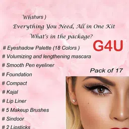 G4U Makeup Kit for women Full Beginner 17 Makeup Products Gift Set P30J23A08 image 4