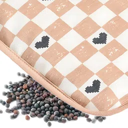 MiArcus Tan Printed Mustard Seed Pillow image 3