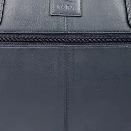 Kara Unisex Navy Blue Solid Laptop Sleeve With A Pouch image 5