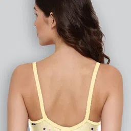 LYRA Pack Of 2 Printed Combed Cotton Wirefree Secret Support Bra with Detachable Strap image 5