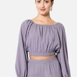 BAESD Square Neck Blouson Crop Top-picture-40