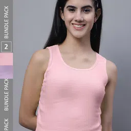 FBAR Pack of 2 Ribbed Cotton Tank Tops-picture-27