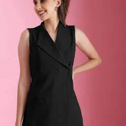 Selvia V-Neck Sleeveless Longline Wrap Top image 1