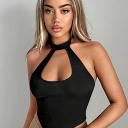 Stylecast X Slyck Halter Neck Crop Top-picture-22