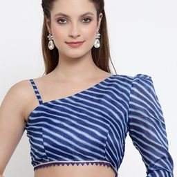 NEUDIS Striped One Shoulder Crop Top-picture-24