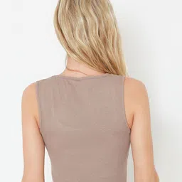 Trendyol Pack Of 2 Sleeveless Cotton Crop Tops image 4