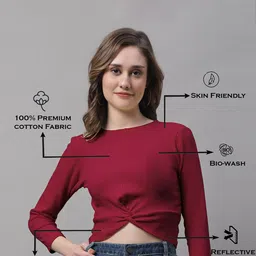 FBAR Pack Of 2 Cotton Crop Tops image 5