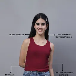 FBAR Pack of 2 Ribbed Cotton Tank Tops image 3