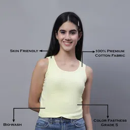 FBAR Pack of 2 Ribbed Cotton Tank Tops image 5