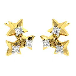 avsar Real Gold Kinjal Earring AVE381YB image 1
