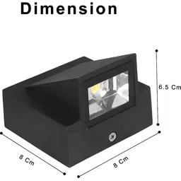 SPARK WORLD Yellow & Black Textured Outdoor Lamp image 2