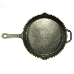 getkitch.in Skillet 6 Inch Hard Anodised Black Cast Iron Frying Pan image 4