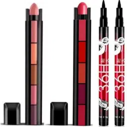 swenky Best face makeup combo of 5 in one lipstic 2 pec , 2 eyeliner-picture-23