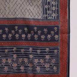 KALINI Floral Embroidered Round Neck Straight Kurta With Trousers & Dupatta image 5