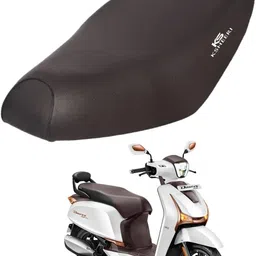 ksheeri New Destini 125 Scooty Removable & Washable PU Leather Waterproof Seat Cover Single Bike Seat Cover For Hero Destini 125-picture-10