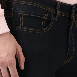 peter england Men Regular Mid Rise Blue Jeans image 5