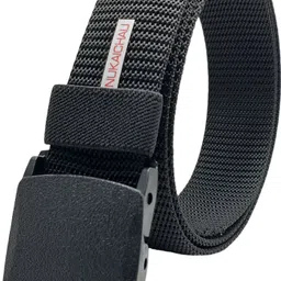 nukaichau Men Casual, Evening, Party Black Nylon Belt-picture-36