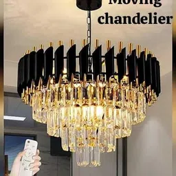 savorade 600mm BG Moving Remote Control Chandelier@a6 Chandelier Ceiling Lamp image 3