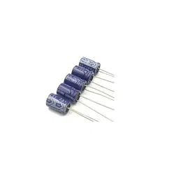 100uF 25V Electrolytic Capacitor image 1