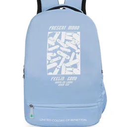 United Colors of Benetton Unisex Typography Backpack image 1