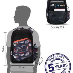Wildcraft Graphic Printed Medium WIKI-4 Backpack image 3