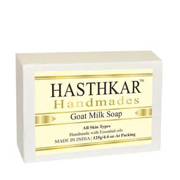 Hasthkar Handmades Set of 4 Goat Milk Soaps with Glycerin & Coconut Oil - 125g each image 4
