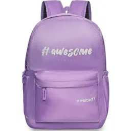 Priority Unisex Typography Printed Backpack-image-14