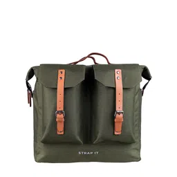 STRAP IT Unisex Green Laptop Backpack-picture-22
