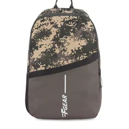 F Gear Unisex Brown & Black Backpack-picture-4