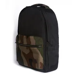 CARRIALL Unisex Black Camouflage Backpack image 4