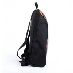 QIPS Unisex Orange & Black Camouflage Backpack image 3