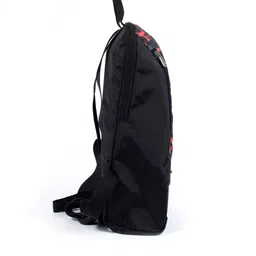 QIPS Unisex Red & Black Camouflage Printed Backpack image 3