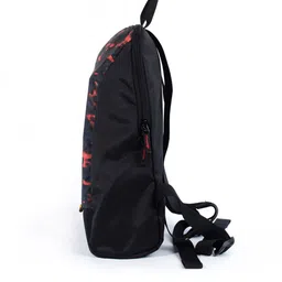 QIPS Unisex Red & Black Camouflage Printed Backpack image 4