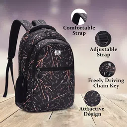 LOOKMUSTER Unisex Graphic Printed Backpack image 4