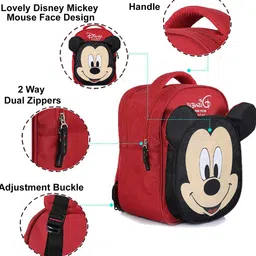 Kuber Industries Disney Mickey Mouse Print Backpack image 5