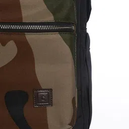 CARRIALL Unisex Black Camouflage Backpack image 5