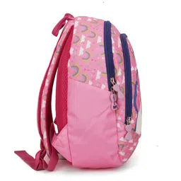 QIPS Girls Pink & White Unicorn Graphic Backpack image 5