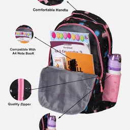 PASSION PETALS Kids Conversational Printed Backpack image 2