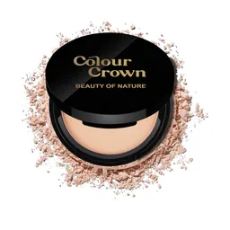 CROWN Beauty Of Nature Longwear Mattifying Compact- Cp-1 Pure Snow image 3