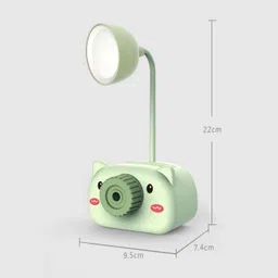daffodil lifestyle Piggy LED rechargeable USB Kids Desk Lamp with Pencil Holder & Sharpener | Mini Study Lamp image 3
