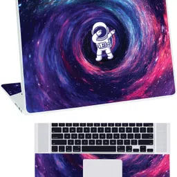 Inkykart Space D9 Top+Wrist Pad Vinyl Laptop Skin/Sticker/Cover vinyl Laptop Skin Compatible for 14 inch-picture-44