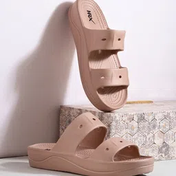 hrx by hrithik roshan Ultra-Lightweight & Flexible EVA Slip-On for All-Day Comfort Women Slides image 1