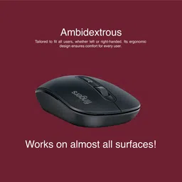 FINGERS Stellar Combo With Mouse Wireless Standard Desktop Keyboard Compatible with Desktop, Laptop, Tablet, iPad, Mac multimedia_keys,Stellar Combo With Mouse image 5