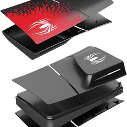 Playtastic PS5 Slim Faceplate Spiderman Edition Gaming Accessory Kit image 3